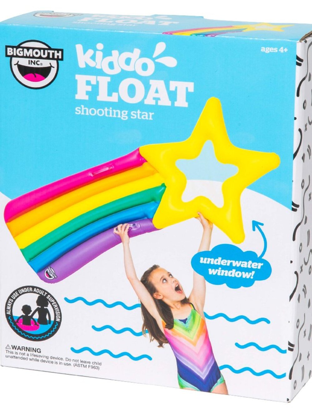 BigMouth Inc. Shooting Star Kiddo Pool Float-NWT